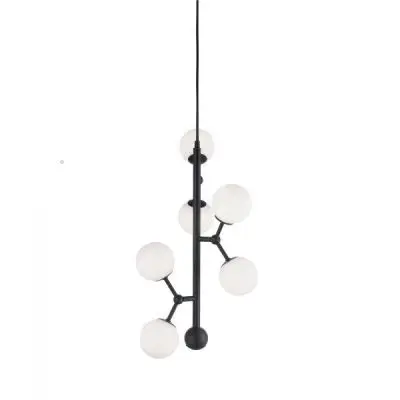 Lampa wiszca Atom Vertical opal Halo Design