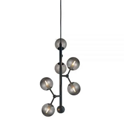 Lampa wiszca atom vertical przydymiona Halo Design