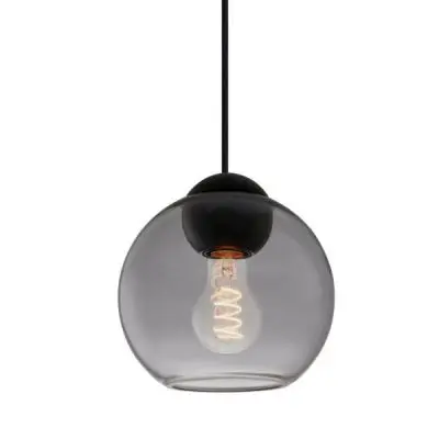 Lampa wiszca Bubbles 18 cm przydymiona Halo Design