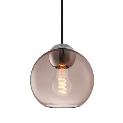 Lampa wiszca Bubbles 18 cm rowa Halo Design