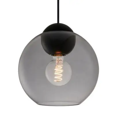 Lampa wisząca Bubbles 24 cm przydymiona Halo Design