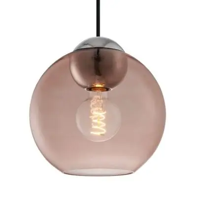 Lampa wisząca Bubbles 24 cm różowa Halo Design