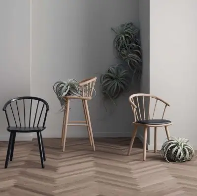 Krzesło barowe Sleek h;102 cm dąb olejowany Bolia