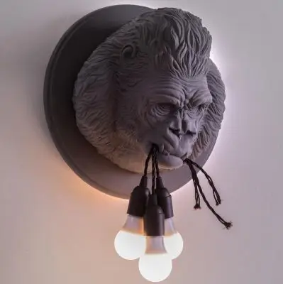 Lampa ścienna Ugo Rilla ciemnoszara Karman