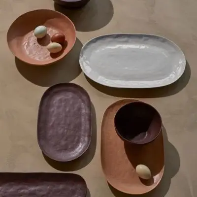Patera Shape 2 szt. mała camel Broste Copenhagen