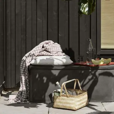 Narzuta Bernhardt 2 szt. żółta Broste Copenhagen