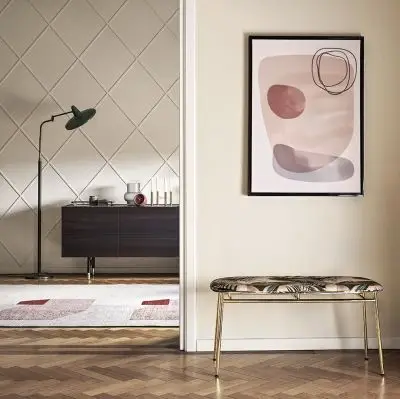 Ławka Fifties Pink Rosa Calligaris