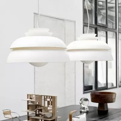 Lampa wisząca Concert 55 cm biała Fritz Hansen