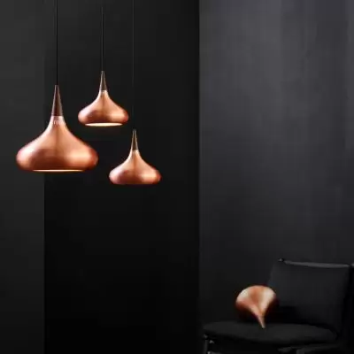 Lampa wisząca Orient 22,5 cm miedziana Fritz Hansen