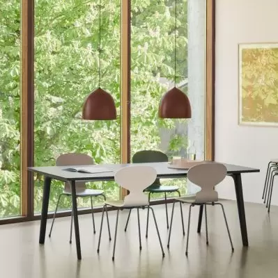 Lampa wisząca Suspence 32 cm burgundowa Fritz Hansen