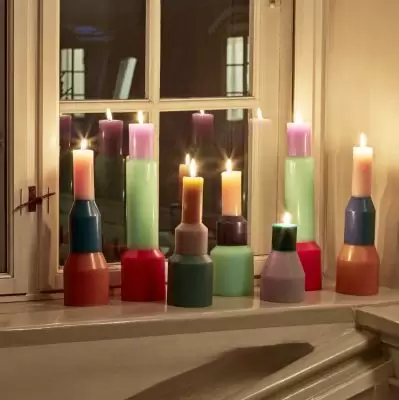 Świeca Pillar L limonka HAY