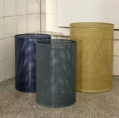 Kosz biurowy Perforated 37 cm zielony Hay