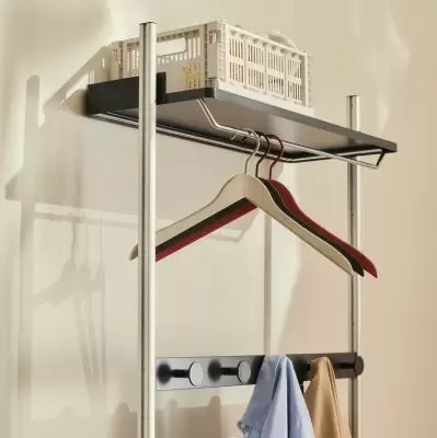 Wieszak na ubrania Coat Hanger 4 szt. czerwony Hay