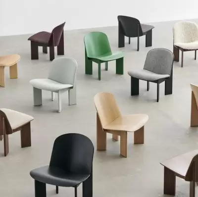 Chisel chair upholstered remix 373 HAY