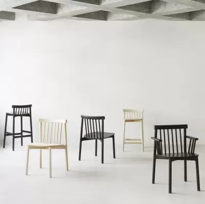 Krzesło barowe Pind 75 cm brązowe Normann Copenhagen