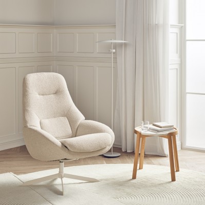 Fotel obrotowy Saga cognac Bolia