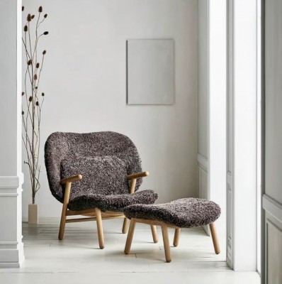 Fotel Cosh medium jasnobeżowy Bolia