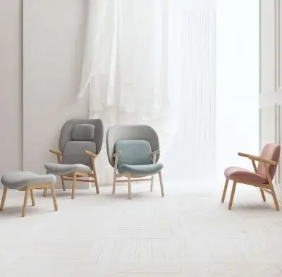 Fotel Cosh medium ciemnobeżowy Bolia