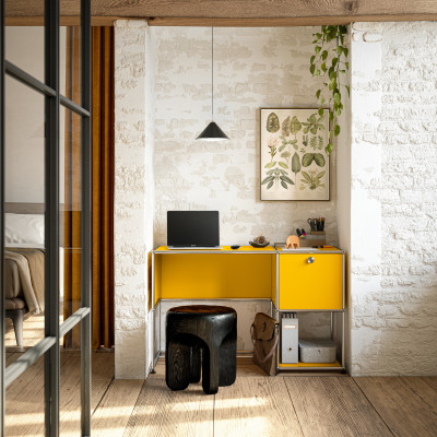 B21 Anthracite Desk USM