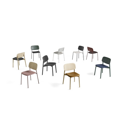 Soft Edge 60 Stuhl Black Eiche HAY