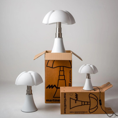 Lampa stołowa Pipistrello Pop White Matt 50 cm Martinelli Luce