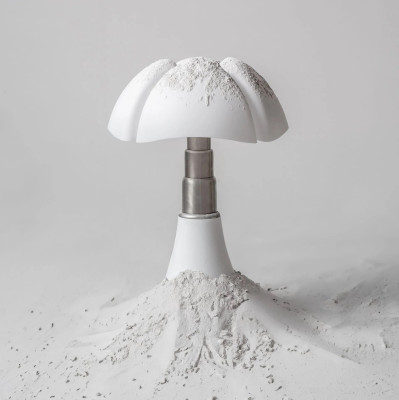 Lampa stołowa Pipistrello Pop White LED Matt 66 cm Martinelli Luce
