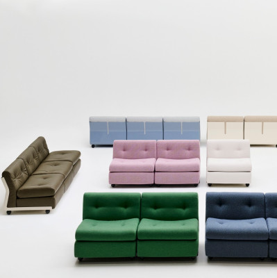 Sofa Amanta 3 osobowa Overlap 05 HAY