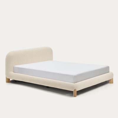 Odina Bed 180 cm - nohy přírodní popel Kave Home