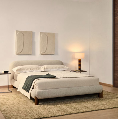 Odina Bed 160 cm - ořechová noha Kave Home