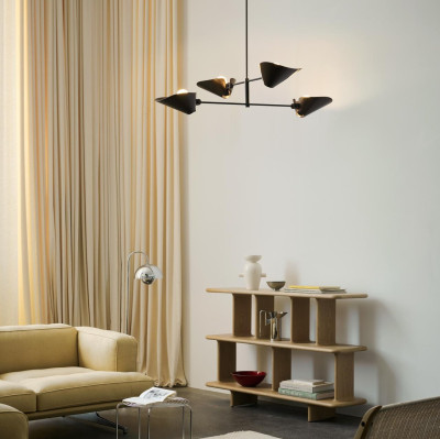 Bonnet SC92 hanging lamp metallic brown Andtradition
