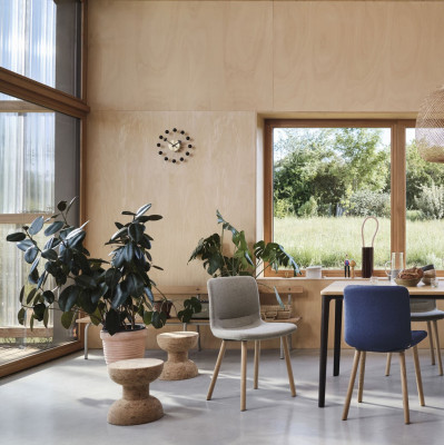 Zegar ścienny Ball Clock czerwony Vitra