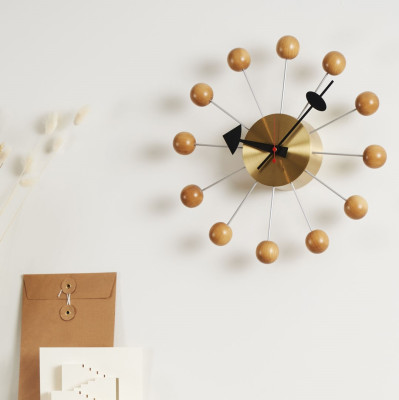 Zegar ścienny Ball Clock cherry Vitra