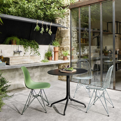 Krzesło Eames Plastic Side Chair RE DSR pomarańczowe Vitra