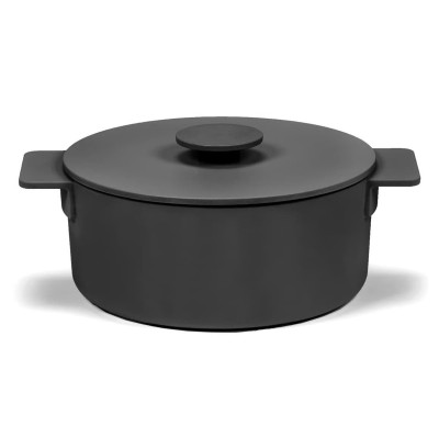 Povrchový litinový hrnec 4,6 l černý Serax