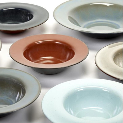 Terres de Reves Pastateller 27 cm rot und blau Serax