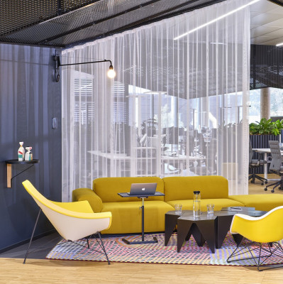 Lampa ścienna Petite Potence kremowa Vitra