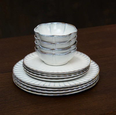 Misa Inku Ribbed 13 cm biała Serax