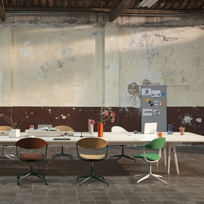 Krzesło biurowe Mynt Plywood - zielone Vitra