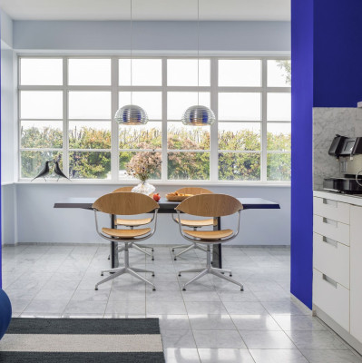 Krzesło biurowe Mynt Plywood - aluminiowe Vitra