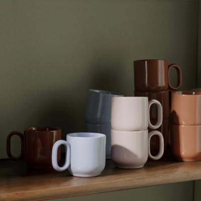 Kubek Barro 2 szt. brązowy HAY