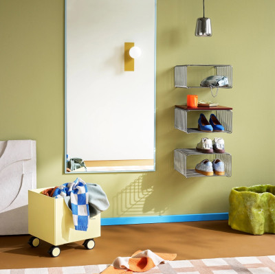 PanTon Drahtmodulsystem 2 Module 70 × 34,8 × 34,8 cm weiß Montana