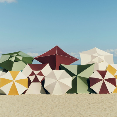 Parasol ogrodowy Terrazza Square zielony HAY