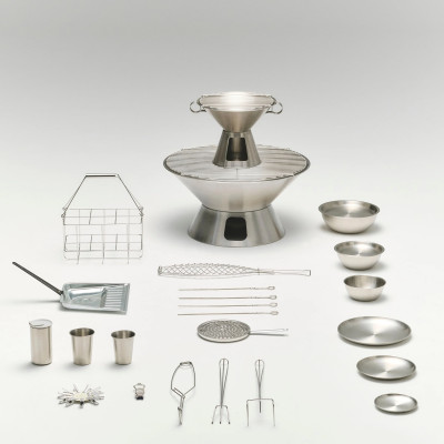 Talerz metalowy Outdoor Market 2 szt. 26 cm Hay