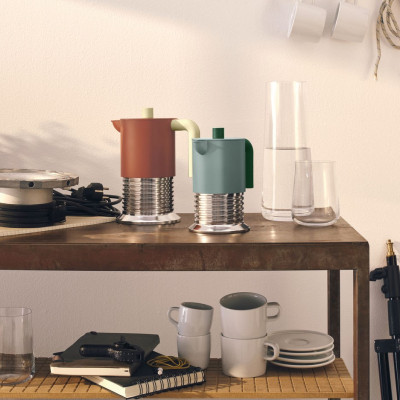 Kawiarka do espresso Vite 300 ml brązowa Alessi