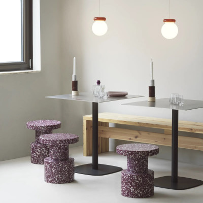 Lampa wisząca Hinx burgundowa Normann Copenhagen