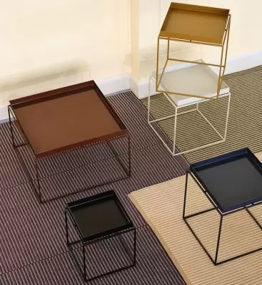 Stolik kawowy Tray 60 cm beżowy HAY
