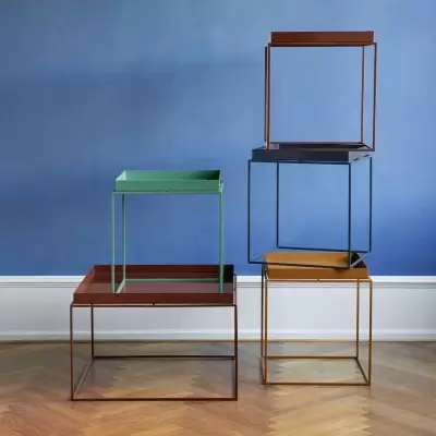 Stolik kawowy Tray 40 cm beżowy HAY