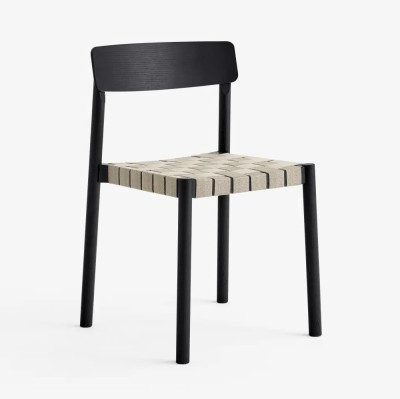 Krzesło Betty TK1 Black-Natural Andtradition
