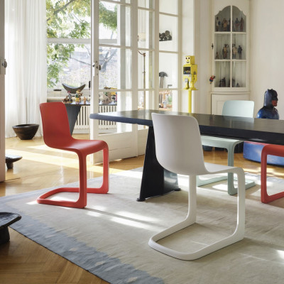 Krzesło EVO-C czerwone Vitra