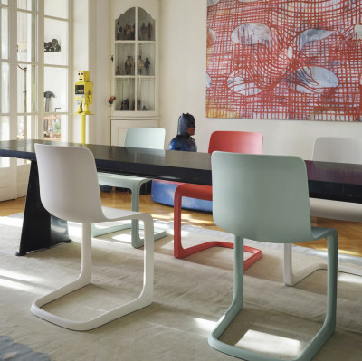 Krzesło EVO-C miętowa zieleń Vitra